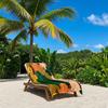 Autumnal Plant Shapes Quick Drying Bath Towel Microfiber beach towel - light weight swimming camping  yoga beach out