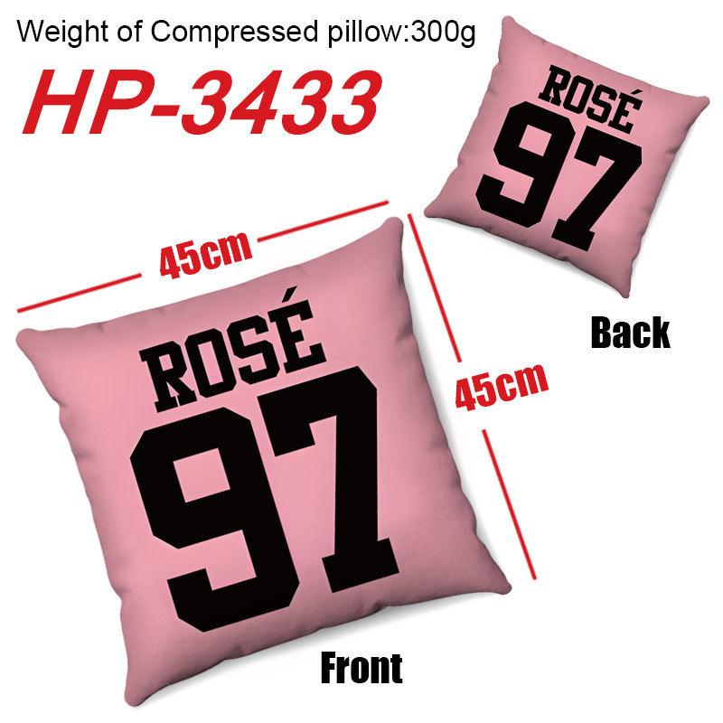 Blackpink Anime Printed Removable Washable Pillows Cushions