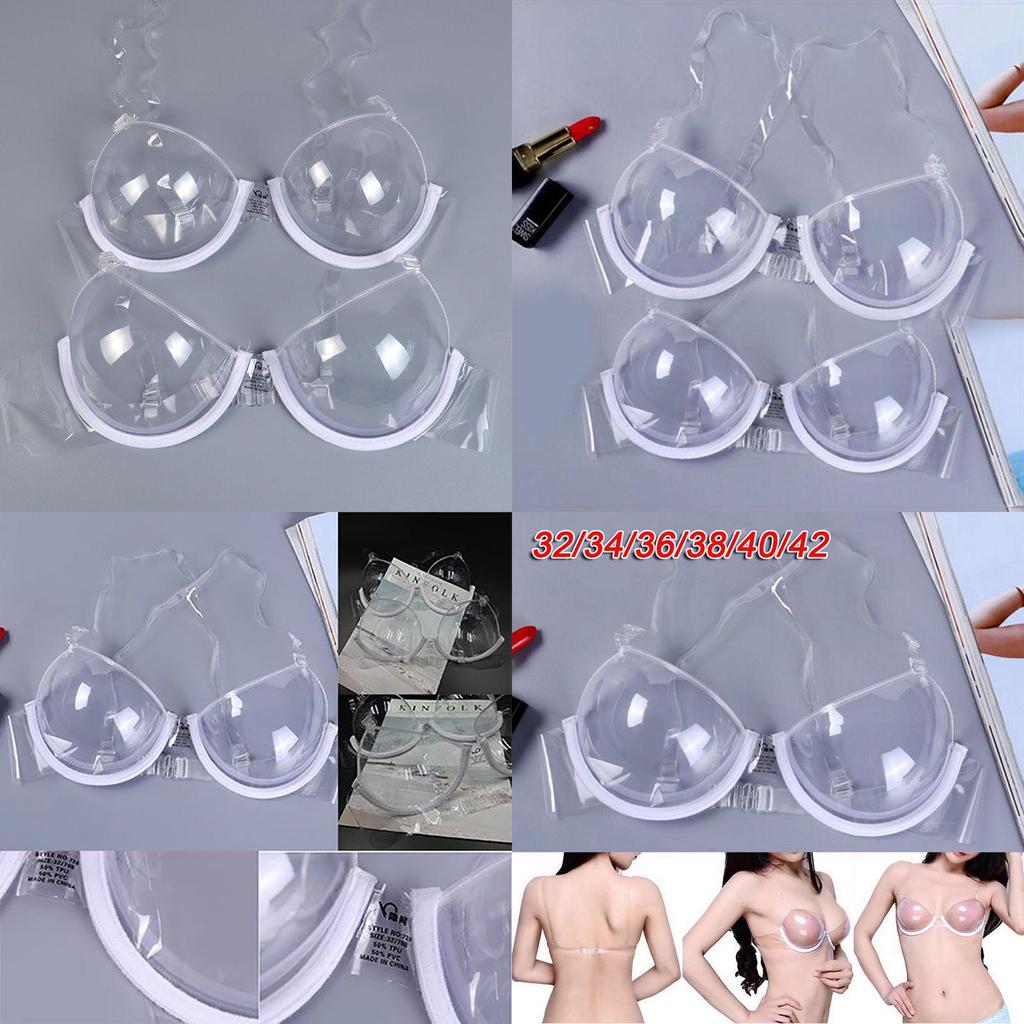 Reggiseni Trasparenti da Donna Lussuosa Biancheria Intima Usa e Getta con Spalline Sexy