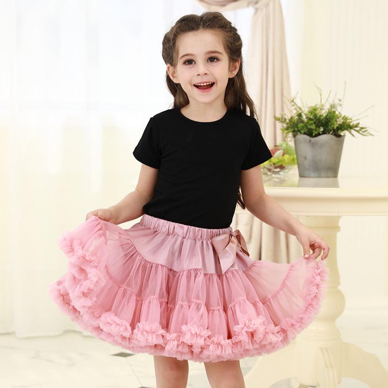 Girls' Autumn/Winter New Style Mesh Tutu Skirt