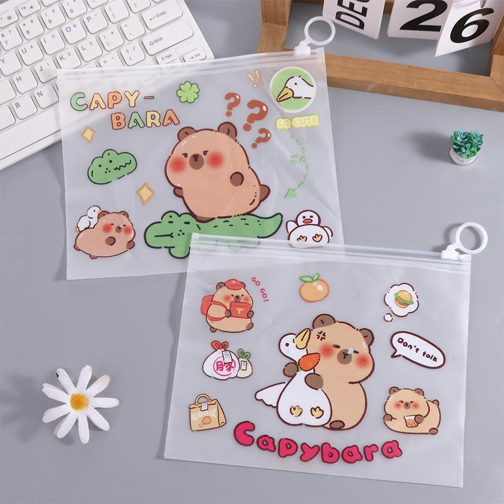 Large-capacity Students Information Bag Zippered File Organizer  School Office