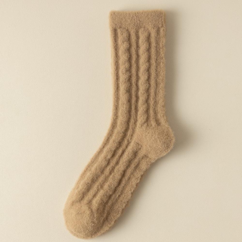 

Thicken Winter Socks Keep Warm Plush Socks Comfortable Warm Cashmere Socks Winter кофейный