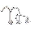 Kitchen Stainless Steel Faucet Wall Mounted Rotate Single Cold Water Sink Tap Household Kitchen Universal Faucet