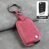 Car Key Cover For Volkswagen VW Polo Golf7 MK7 Tiguan Passat B5 B6 B7 Golf 4 5 6 MK6 Jetta Lavida Leather Car Key Case Cover