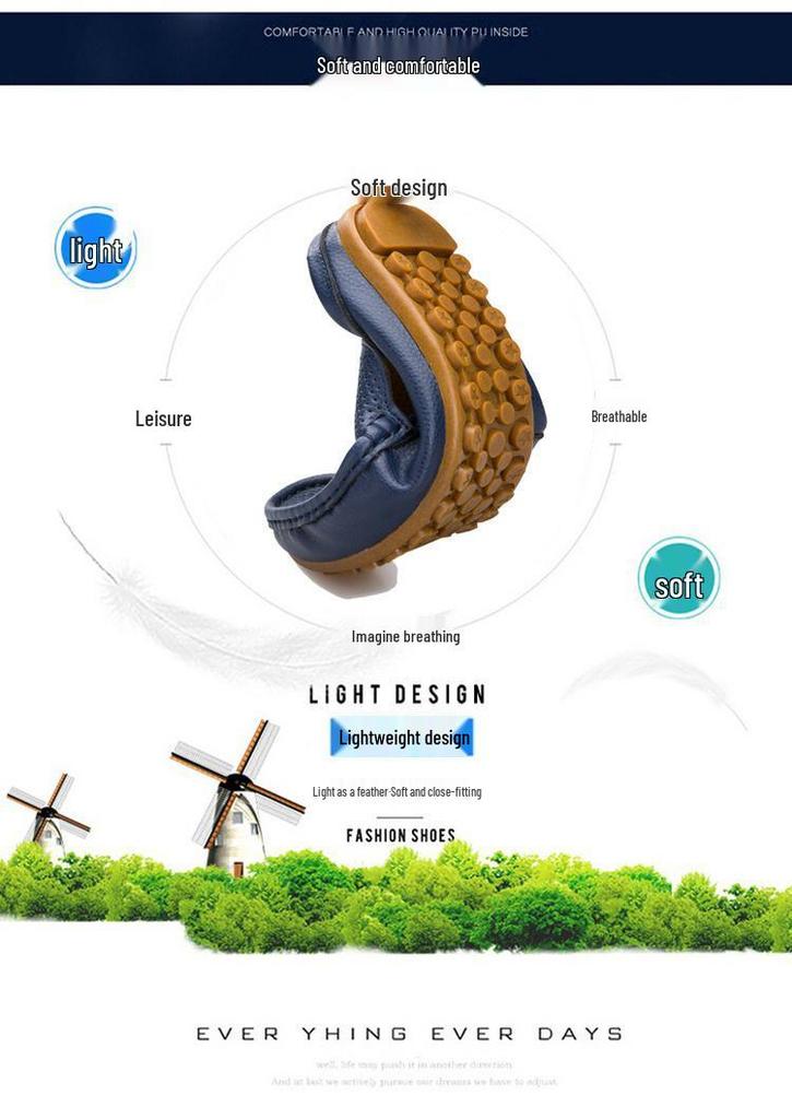 Men's Plus Size Outdoor Sandals: Genuine Leather, Breathable, Fashionable Closed-Toe Summer Half-Slippers.