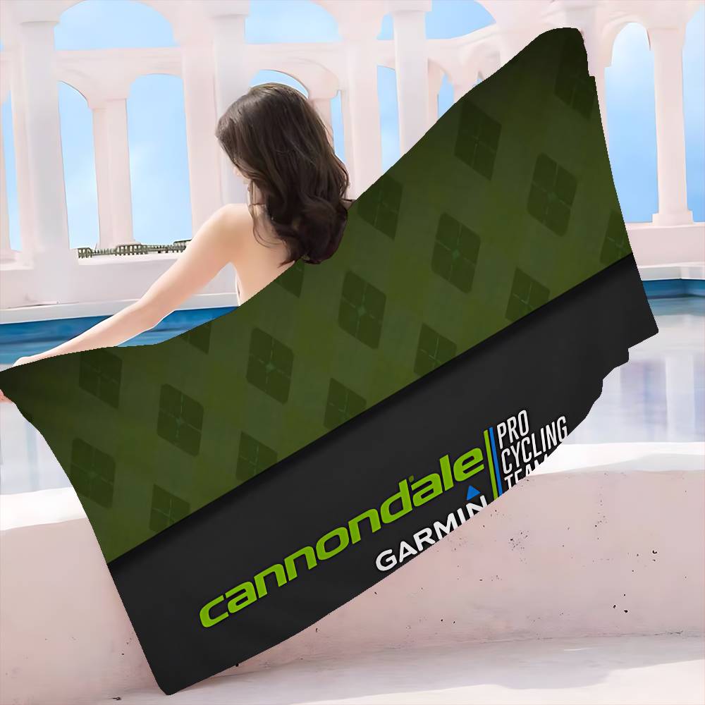 C-Cannondale Microfiber Printed Beach Towel Mountain Climbing Yoga Beach Swimming Running Absorbent Soft Towel