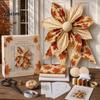 Rustic Farmhouse Home Decor Large Patchwork DIY Sewing Kit, Quilted Fabric Craft Set, Beginner Friendly Needlework Handmade Door Decoration Wreath for