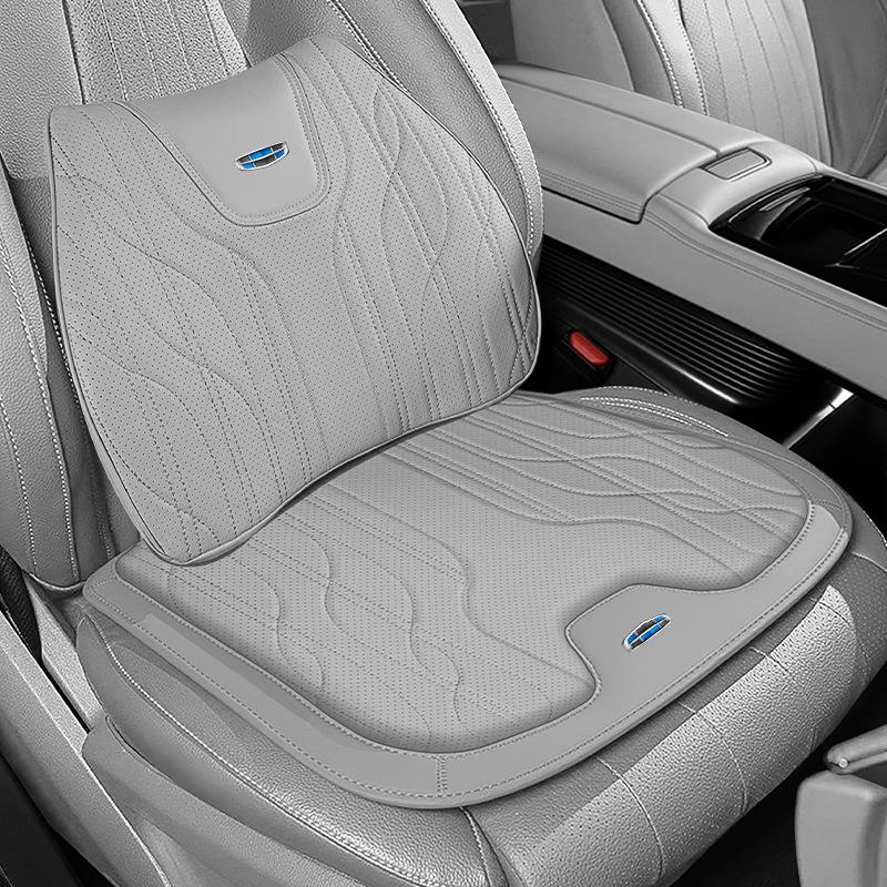 Polštářky na sedadla Geely Star Wish s opěrkou hlavy a bederní opěrkou, 24 stylů, Design zdarma, Včetně polštářku pod krk a dekorace interiéru vozu.