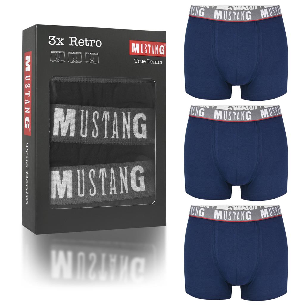 Mustang Men's Cotton Boxer Shorts 3 Pcs 4200