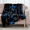 Game Controller Theme Printed Blanket - Perfect for Couch, Bed, Travel & Outdoor Use | Machine Washable, Cozy & Durable.