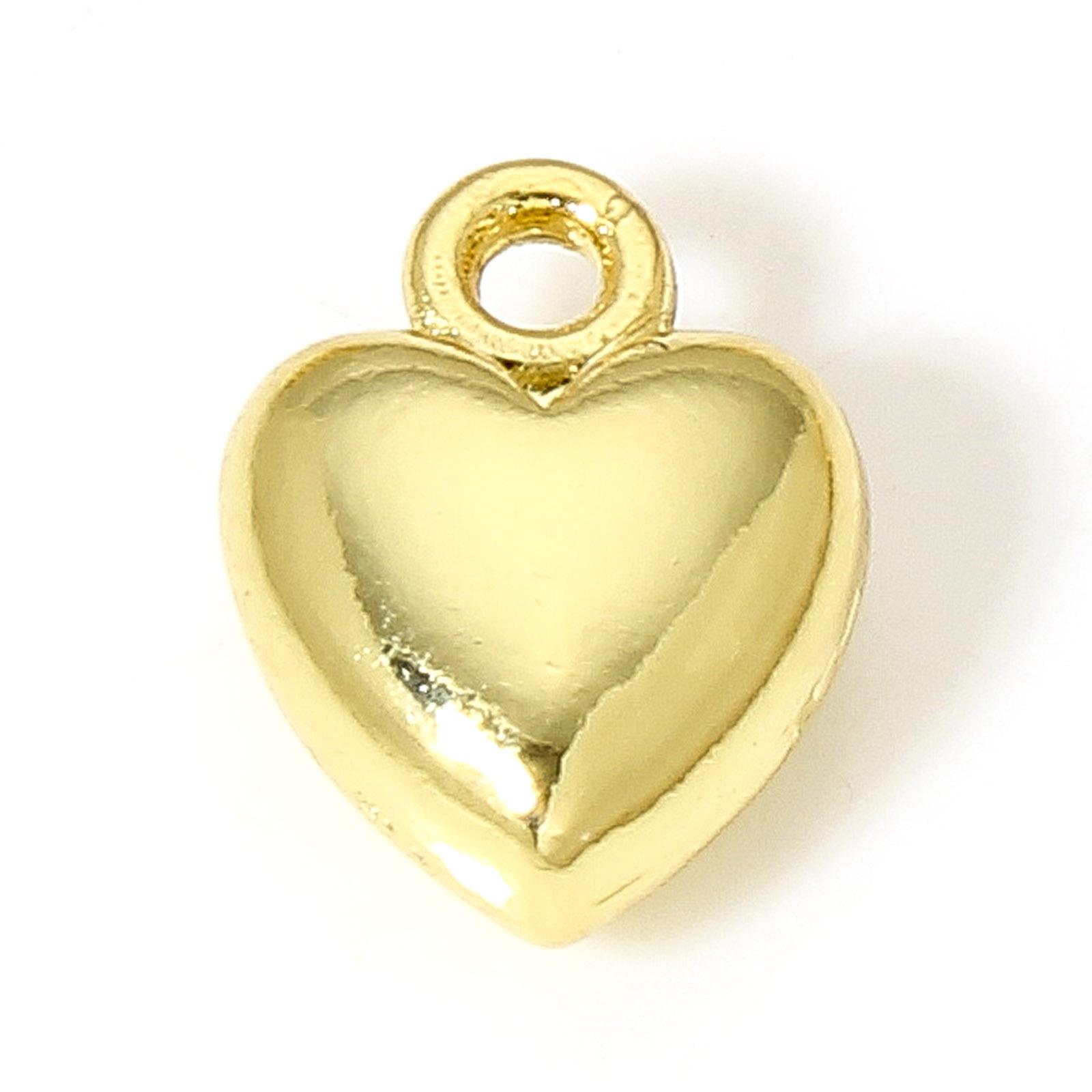 

1 Piece Brass Valentine s Day Series Heart Charms For Jewelry Making 18K Real Gold Plated Love Pendant Necklace DIY Findings