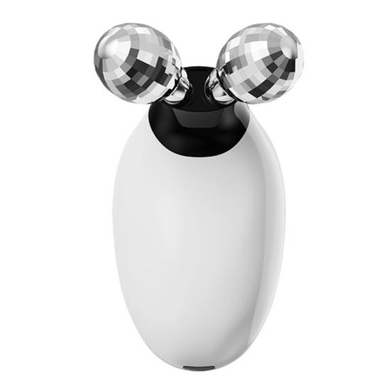 Microcurrent Facial Roller V-Shape Massager for Anti-Aging & Lymphatic Drainage Rechargeable Skin Tightening Device