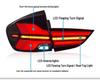 LED Dynamic Tail Lights for BMW X1 E84 (2011-2014) - Flowing Turn Signal Assembly