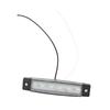 White Bar lights 12 Volt Set Superior illumination Trailers Trucks Waterproof 4pcs Courtesy LED Marine Grade Parts