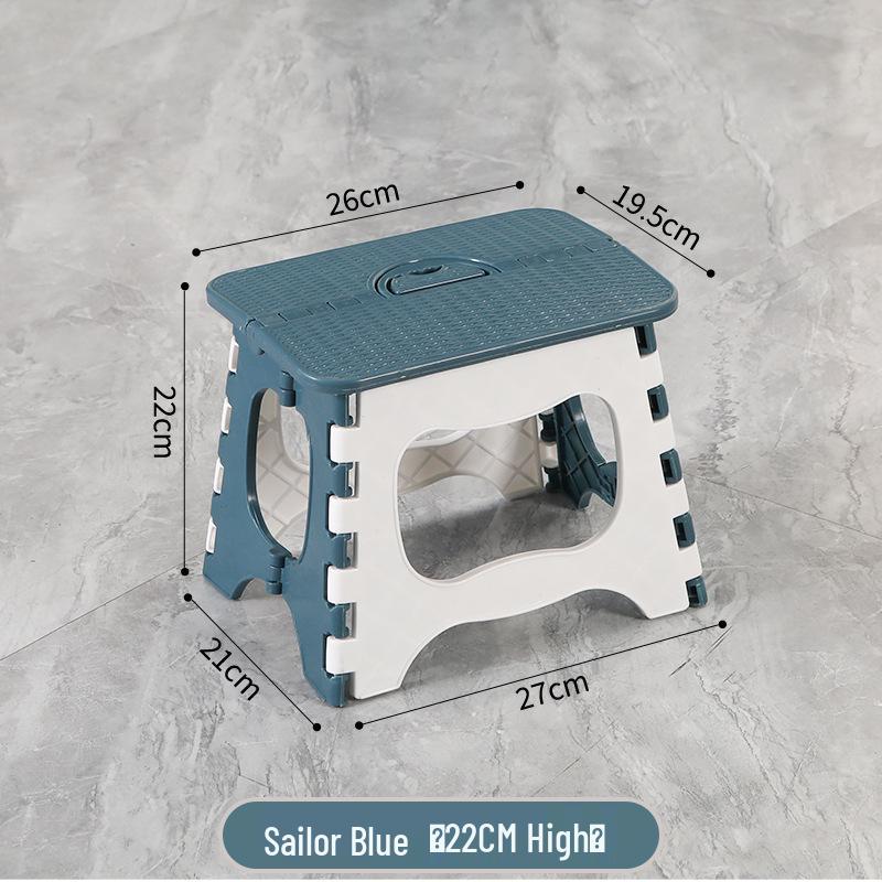 Foldable Thickened Multi-Use Stool: Fishing, Outdoor, Dining, Plastic/High/Low