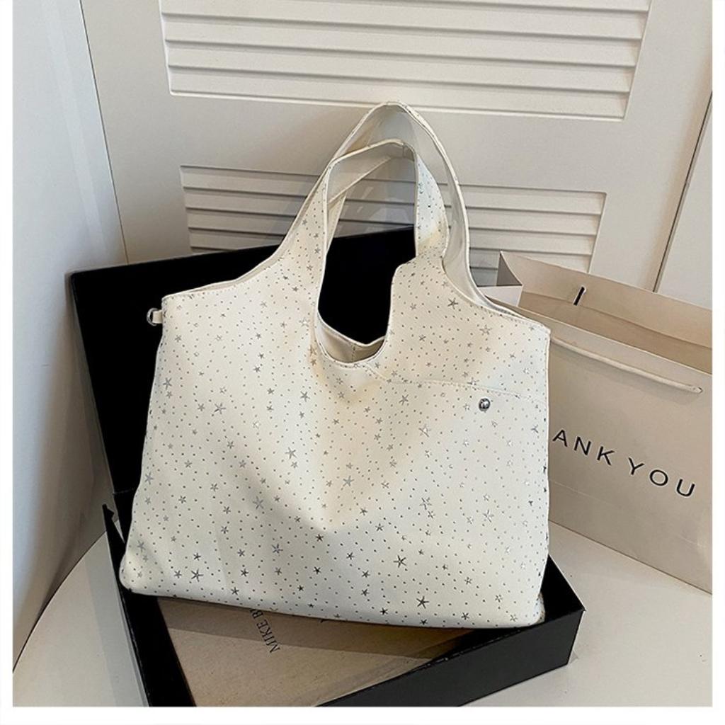 Tote Bag Women PU Single Shoulder Star Print Daily