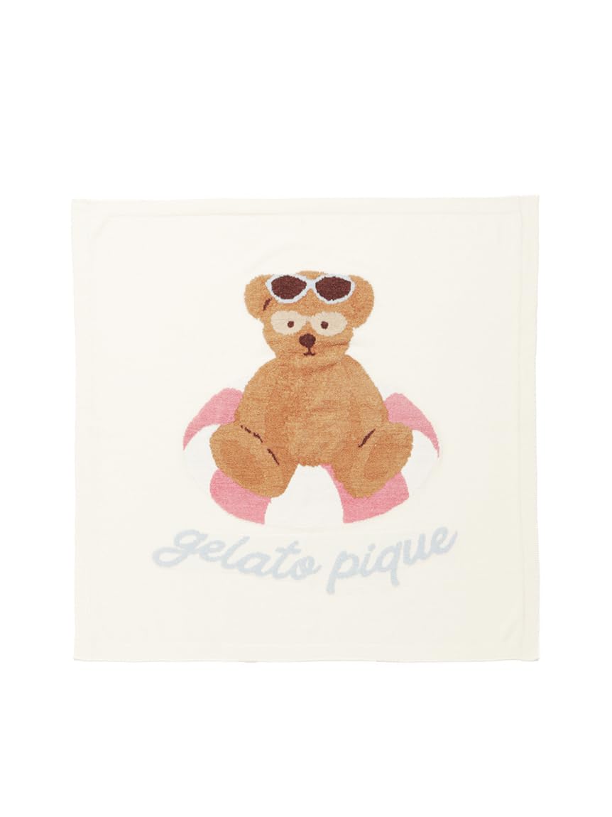 [Gelato Pique] [ДЕТСКИЙ] Летнее покрывало с жаккардовым рисунком  Медведь  PKGG262600 Детский IVR F