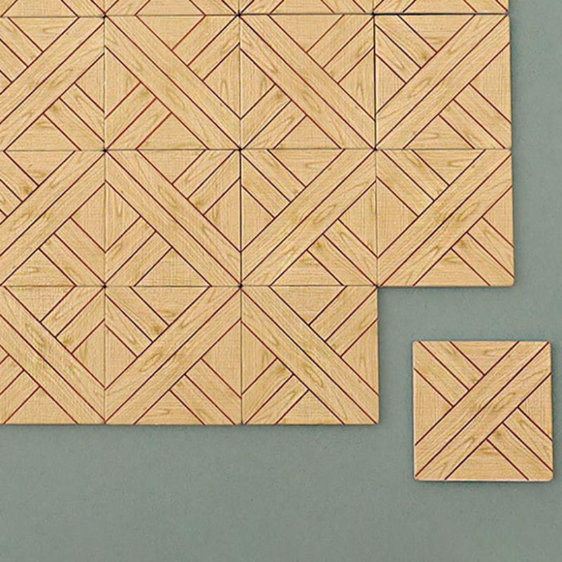 5Pcs/Set Miniatures Dollhouse Floor Sticker Floor Tiles Wallpaper Doll Model Kitchen Bathroom Diy Decoration