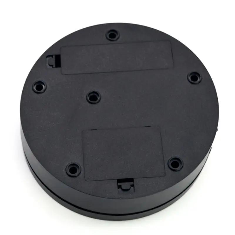 3 Speeds Electric Rotating Turntable Merchandise Display Base Automatic Revolving Platform 138MM Battery/USB Power