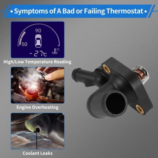 Coolant Thermostat Housing Assembly for Mini Cooper 16L 2002-08 No11537512733