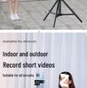 Dual Phone Live Streaming Stand with Multi-Camera Holder and Fill Light for Douyin