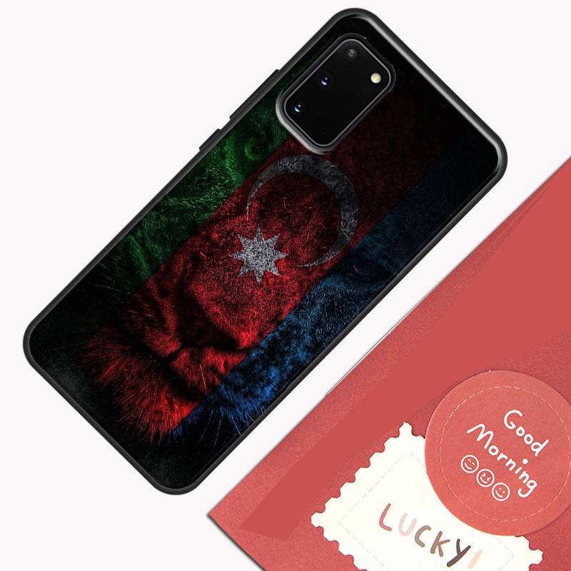 Azerbaijan Buta Flag Phone Case For Samsung Galaxy S26 S25 S24 S20 S21 S22 S23 Ultra S10 Plus S25 FE Cover Shell