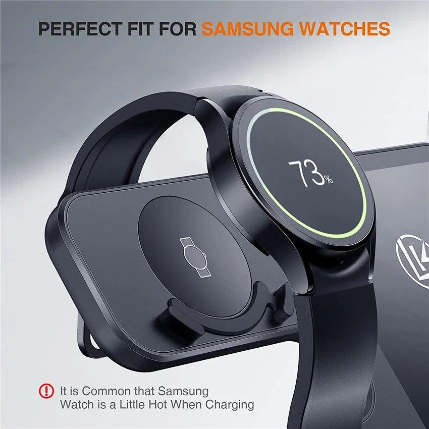 15W 3 In 1 Wireless Charger Stand  Fast Charging Dock Station for Samsung Z Fold 3 S21 S20 Galaxy Watch 5 4 Active S3 S4 Buds