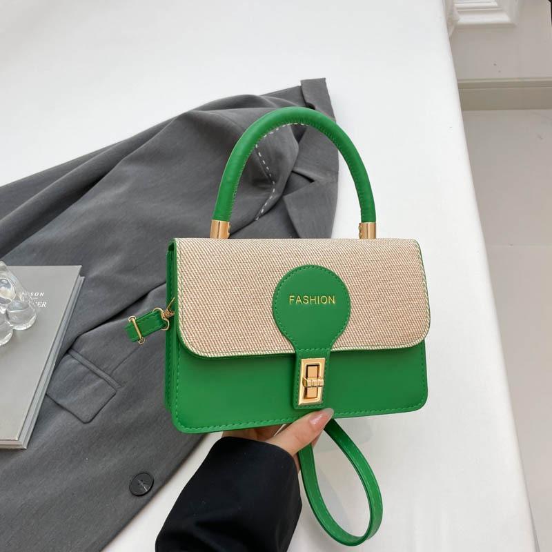 Summer New Retro Small Square Bag, High-end Light Luxury Daily Versatile Single Shoulder Oblique Span Bag, Classic Handbag