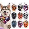4lots Halloweens Triangular Scarf Permeable Pet Neckerchief Dog Triangles Bib for Dogs Regulable Neck