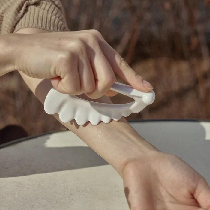 Ceramic Angel Wand + Jojoba Oil Lymphatic Care SET