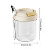 Overnight Oats Jars 400ml Reusable Oatmeal Jar With Spoon Oatmeal Cups With Lids For Pudding Cereal Salad Snack Parfait Fruit