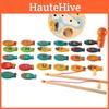Wooden Fishing Puzzle For Children With Multicolor Design For Developmental Fun