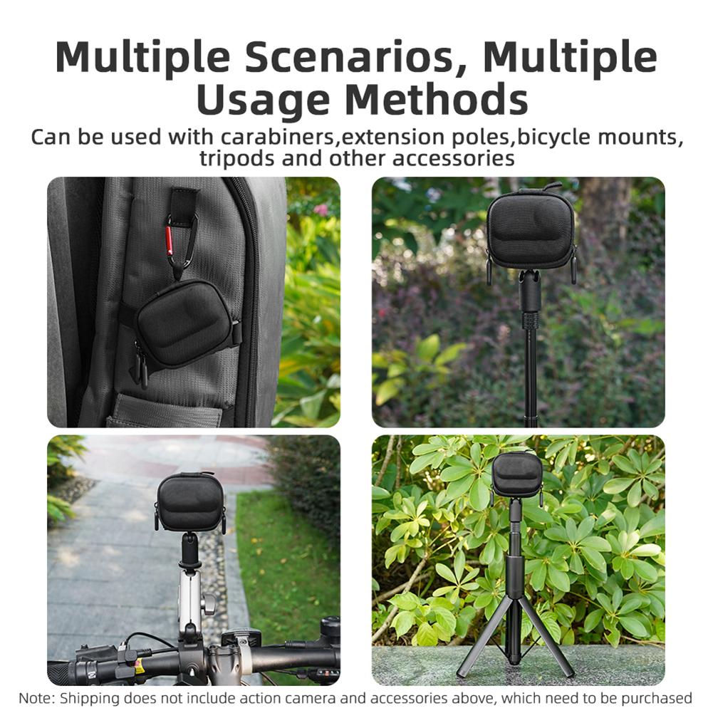 For Insta360 GO 3/3S Mini Body Bag Hard Shell Travel Portable Bag Anti-Drop Mini Storage Case Body Bag Action Camera Accessories
