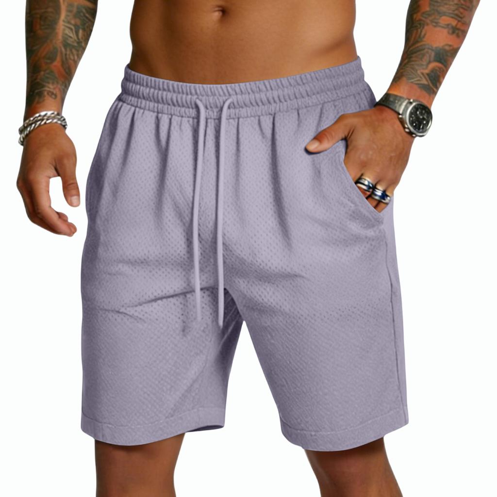 Men's Casual -Weave Drawstring Shorts