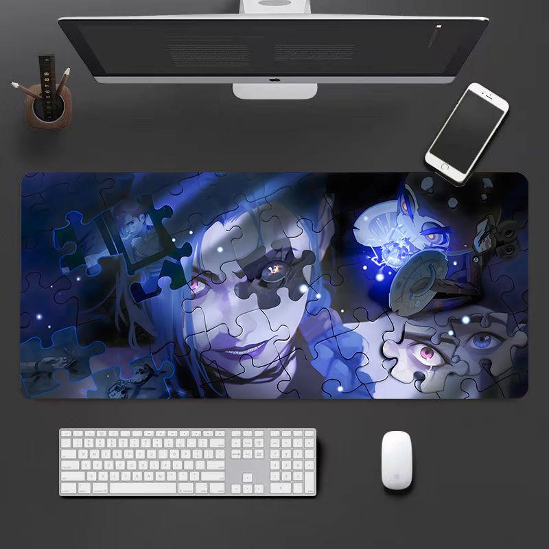 Jinx Mouse Pad Large Gaming Game Table Pad Office Computer Comfortable Thickened Antislip Table Pad
