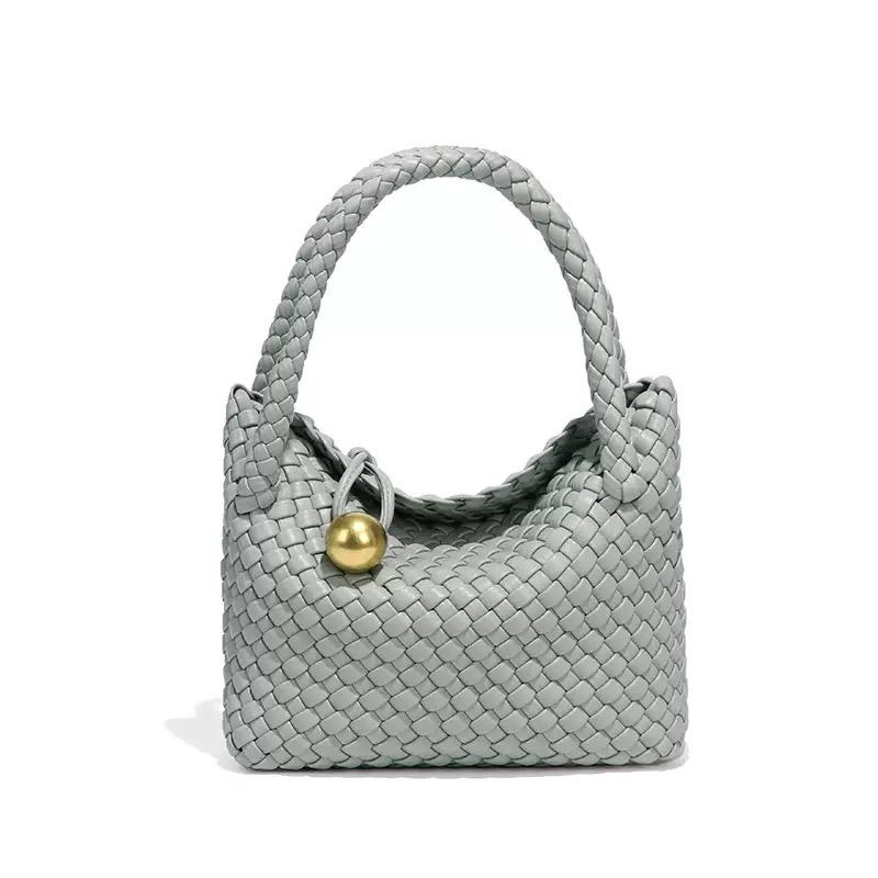 Woven Shoulder Bag for Women Crossbody Tote Bag for Women Small Handbag Vegan Leather Purse Tote Handbag Hobo Bag
