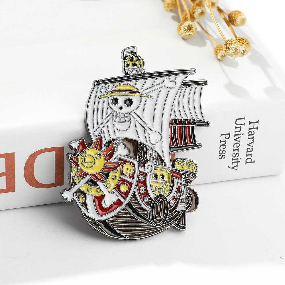 Anime Cosplay Merry Badge Enamel Brooch for Jeans Jacket Lapel Pin Jewelry Accessories