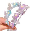 Handmade Butterfly & Flower Headband for Girls - Princess Crown, Forest Style Hair Accessories