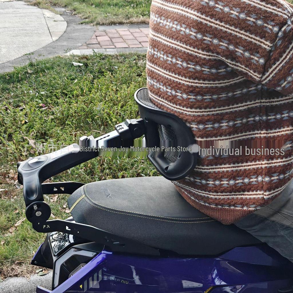 Cow FX Wind Speed Electric Bike with Telescopic Sport/Citi Folding Backrest, No-Damage Direct Installation.