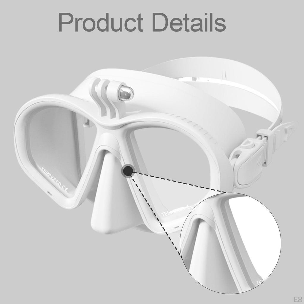 Adjustable Snorkel Gear with Diving Glasses for Aquatic Sports