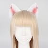 Handmade Faux Cat Ear Headband Cosplay Wear Earrings, Personalized Plush Animal Ear Hair Accessories, Cat Ear and Fox Ear Headbands