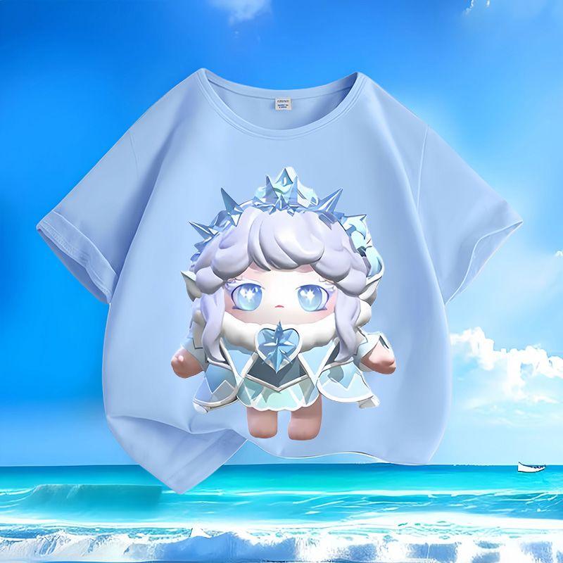 Children's Egg Doll Party Top, Summer Loose Top for Boys and Girls