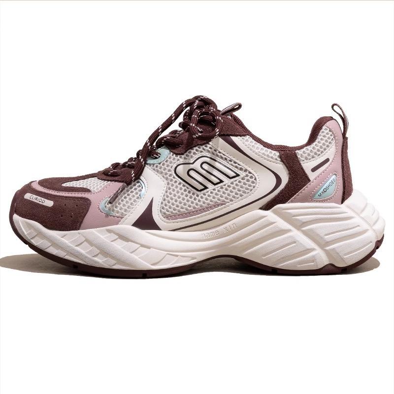 Thick-soled small man height increase versatile dad shoes new spring and autumn models soft-soled not tired feet sports women's shoes