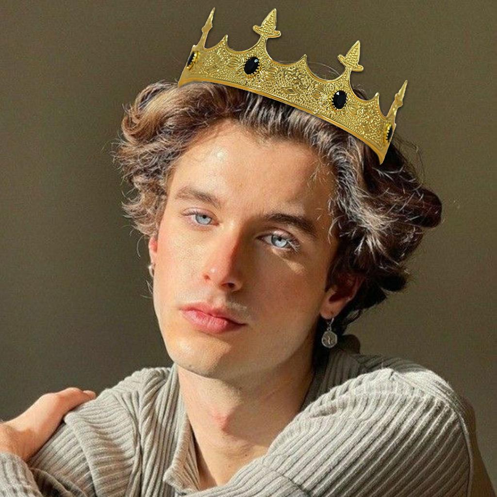Elegantes Herren-Kopfschmuck-Diadem-Krone-Haarband für Cosplay und besondere Anlass-Themenveranstaltung-Verkleidung-Haarband