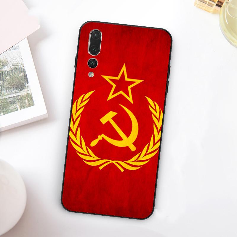

Russia Soviet Emblem Flag For Huawei Nova 12i 12s 11i 7i 8i Y73 Y70 Y90 Y60 Y72 Y61 Y91 9 10 SE P30 Pro P40 Lite Case Huawei Nova 10