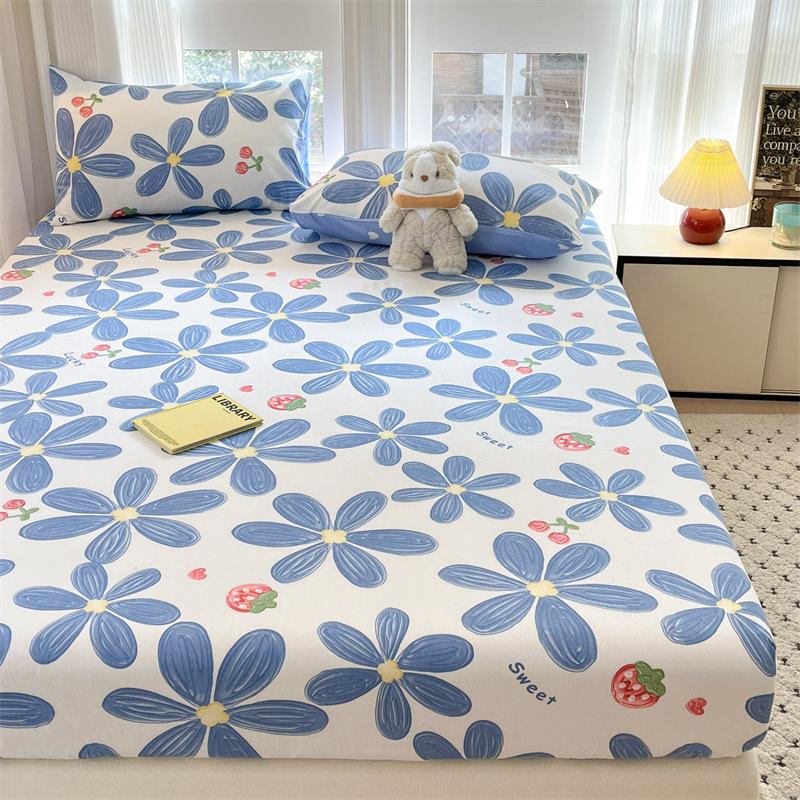 02025 New Cotton Mattress Thickened Ecological Abraded Bedspread, Pure Cotton Bed Cover Simmons Mattress Protective Cover