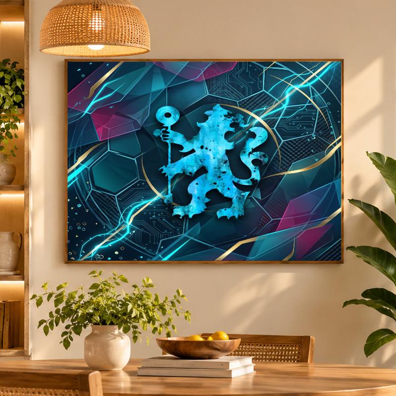5D Diamond Painting Chelsea FC DIY Full Drill Diamond Art Kit Home Decoration
