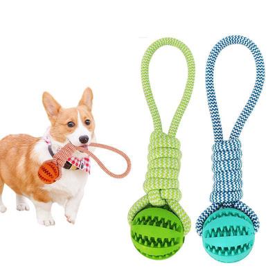 Pet Toy Cotton Dog Rope Toy Knot Puppy Chew Teething Toys Teeth Cleaning Pet Palying Ball For Dogs