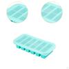 Silicone Freezer Tray Mould Rectangle Ice for Garlic Soup Paste 2 Cup
