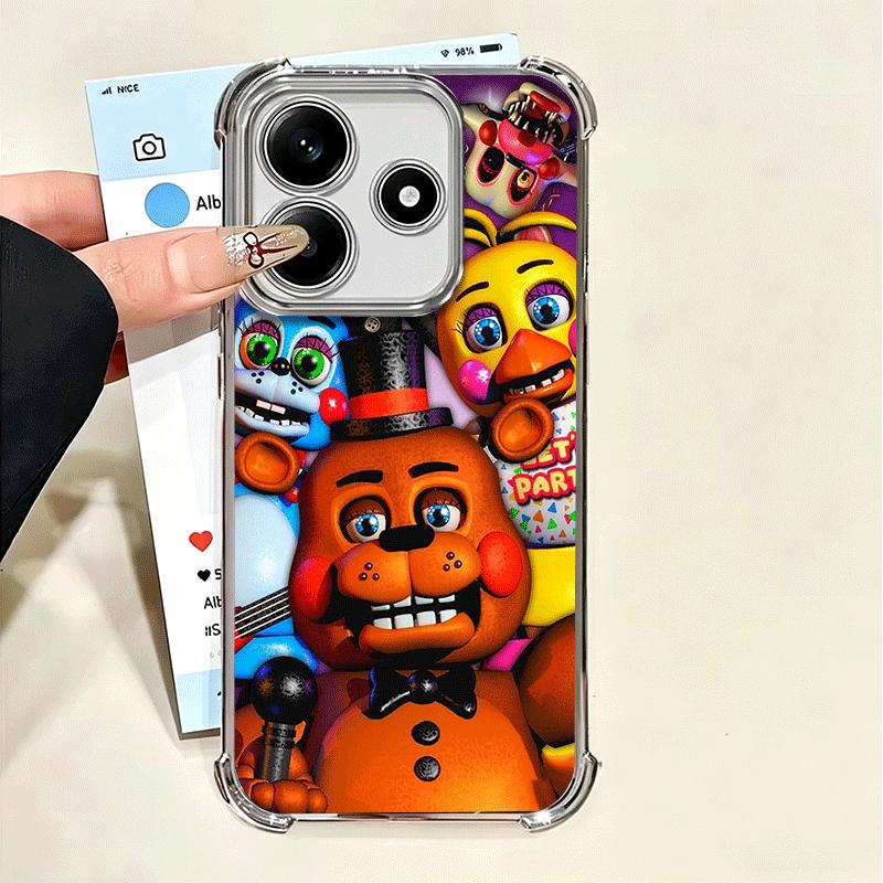 Five N-Nights At F-Freddys Weiche Handyhülle für Xiaomi Poco X7 X8 Pro Max X6 X5 X3 F8 Ultra F7 M8 M7 M5S Redmi 15C 15A 15 14C 13C